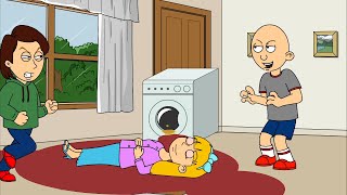 Classic Caillou grounds Lily in the washing machine and gets grounded