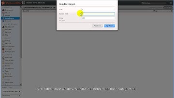ShopophetWeb - Verzendmethodes en betaalmethodes instellen