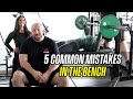 5 Common Mistakes for Bench Press