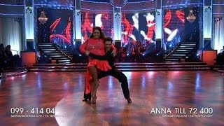 Anna Book och David Watson - cha cha - Let’s Dance (TV4)