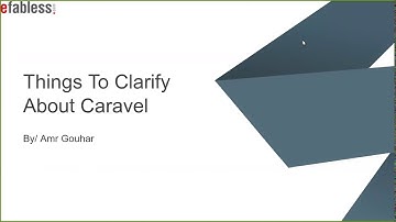 Things to clarify about Caravel