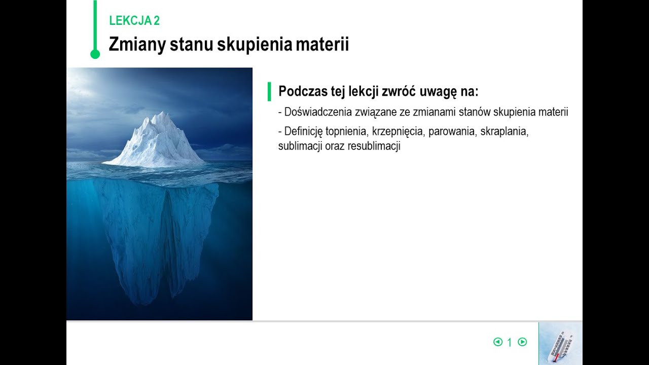 Fizyka Struktura Materii Sprawdzian 2 Gimnazjum Fizyka - klasa 8 - Zmiany stanów skupienia materii - YouTube