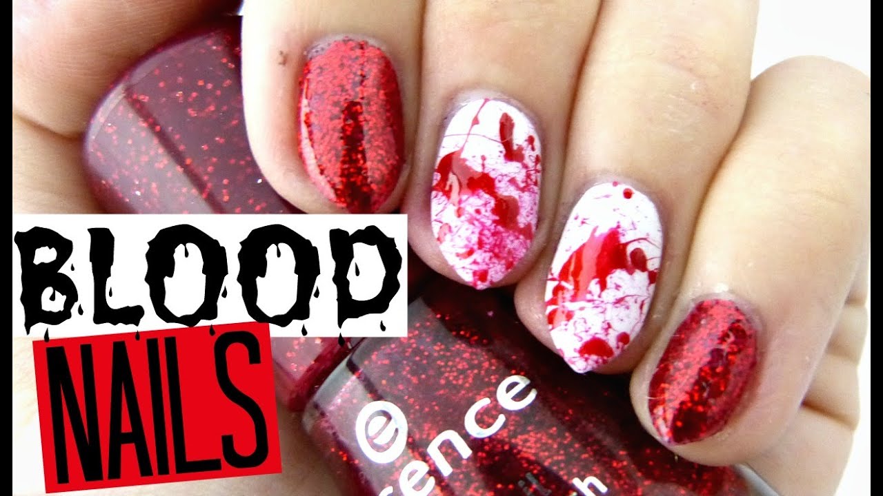 Bloody Halloween Press on Nail, Blood Splatter Nails, Spooky Nails, Fake  Nails, Scary Nails, Long Nails - Etsy Norway