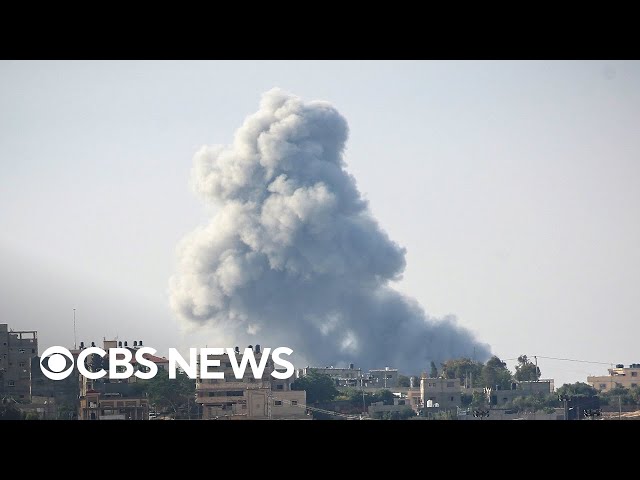 Another deadly airstrike hits Rafah as Israeli forces advance