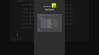 Conditional Statements – Switch Control
