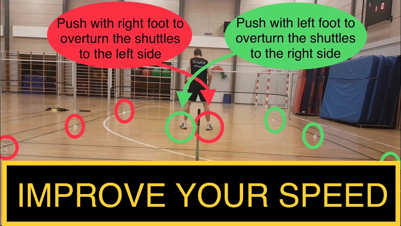BADMINTON FOOTWORK 4 1 TIP, HOW TO IMPROVE YOUR SPEED SIGNIFICANTLY YouTube