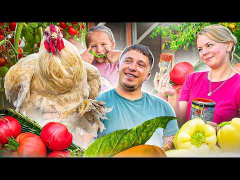 IT'S MORE COMPLICATED THAN WE THOUGHT! AMAZING LINDEN FARMSTEAD: DRYING APPLES AND PAINTING A HOU...