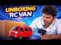 Unboxing rc van and testing