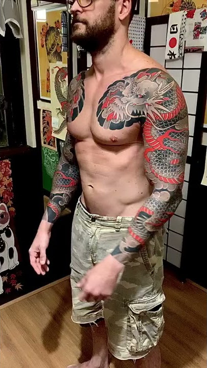 Japanese dragon sleeves