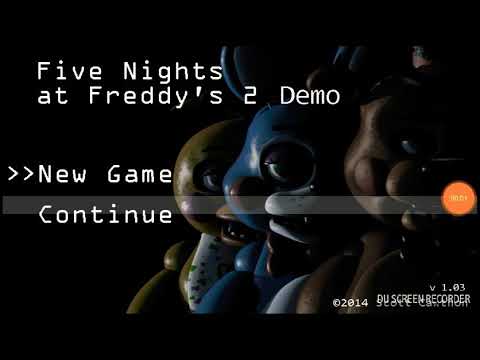 Kicking off my first video FNAF 2 demo game play. - YouTube