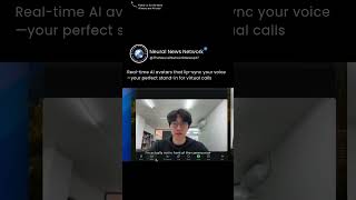 Real-time AI avatars that lip-sync your voice—your perfect stand-in for virtual calls!
