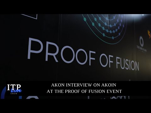 AKON DISCUSSES AKOIN AT PROOF OF FUSION
