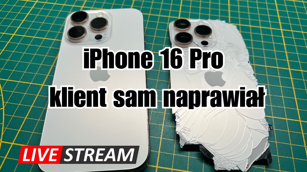 Klient sam naprawiał iPhone 16PRO