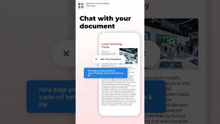 Talk to your documents AI powered document reader android app #tech #android #googleplay #ai