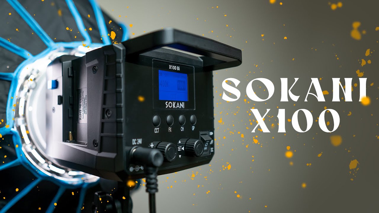 A ILUMINAÇÃO que MUDOU nossos vídeos! Review LED SOKANI X100