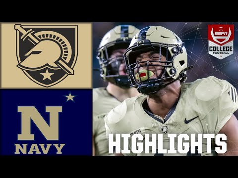 Army black nights vs. Navy midshipmen | full game highlights