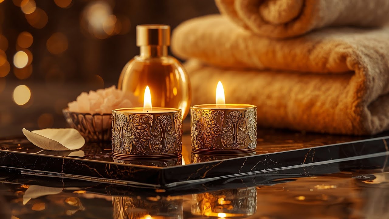 Fall Asleep Fast 🌙 2 Hour Candle Spa Music for Deep Sleep