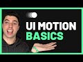 UI Animation, Motion Design & Micro Interaction Basics