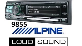 ALPINE CDA9855R обзор Loud Sound