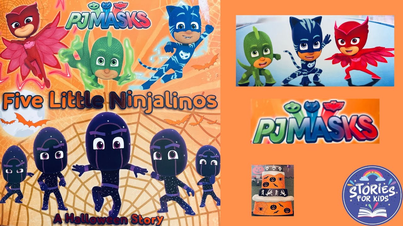 five-little-ninjalinos-read-aloud-pj-masks-youtube