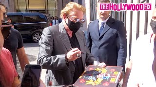 Guns N' Roses Frontman Axl Rose Signs Autographs & Takes Pics With Fans While Leaving Hit Hotel