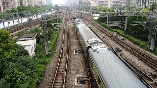 2019/04/30 【中国鉄道】 快速 K461/K464次 上海駅 | China Railway: Express K461/K464 at Shanghai