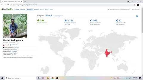How to make your eBird profile public