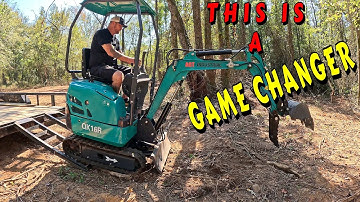 THIS CHANGES EVERYTHING NEW MINI X tiny house, homesteading off-grid cabin build DIY HOW TO, tractor
