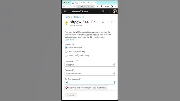How to reset the password for your Azure VM