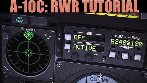 A-10C Warthog: RWR Radar Warning Receiver Tutorial | DCS WORLD