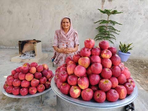 apple-chaat-by-my-granny-|-fruit-chaat-recipe-|-chaat-recipe-|-asmr-|-village-food-|-apple-recipes