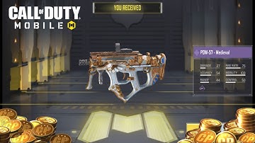 HOW TO GET 320 COD POINTS & PDW-57 - MEDIEVAL IN COD MOBILE