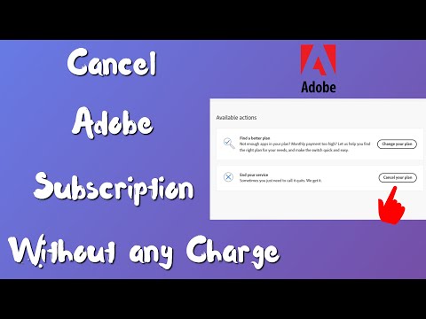 How To Cancel Adobe Subscription 2024