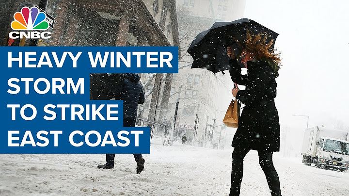 Winter storm forecast to strike most of the Eastern Coast with heavy ice and snow