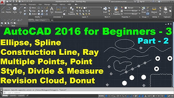 AutoCAD 2016 Tutorial for Beginners - 3 (Part 2 of 2)