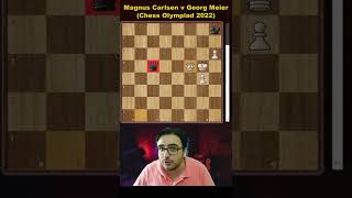 Magnus Steals a Magical Win | Chess Olympiad 2022 #shorts screenshot 4