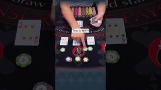 Pair of 4s vs. 6 Double or Split #blackjack