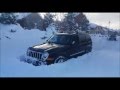 Jeep Liberty snow wheeling