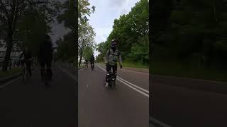 прогулка на Nosfet Aero до 40км/ч #shorts #euc #nosfetaero #monocycle #моноколесо