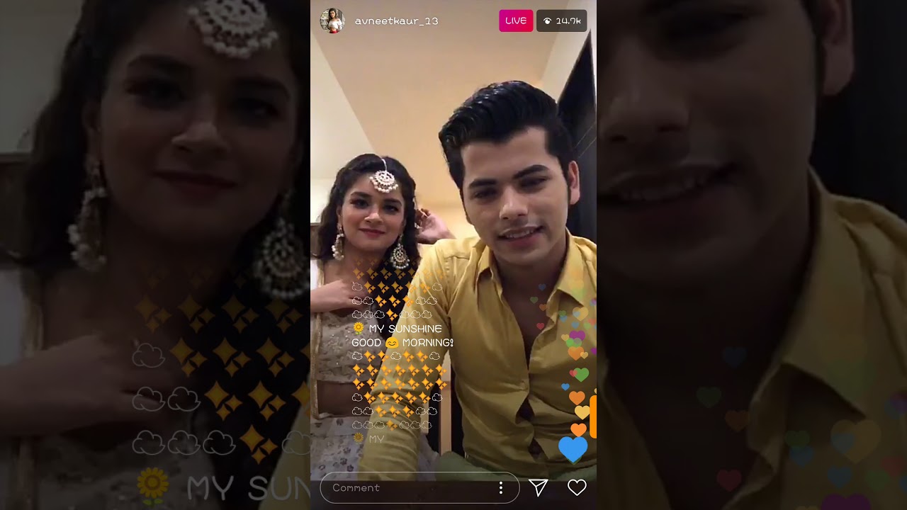 avneet is live in instagram