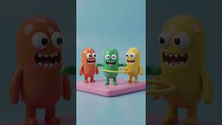 Wait for the green monster to start grooving! 😭🟢 #shorts #satisfyingvideo #aesthetic #cozygames