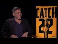 George Clooney talks Catch-22, his twins, Amal &amp; surviving his motorcycle accident