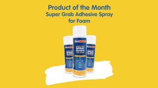 Super Grab Adhesive Spray for Foam with Clark Rubber