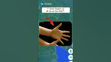 Giant Fingers USA🤌On Google Earth and Maps #shorts #earth #maps #google
