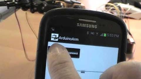 Arduino Android OWI 535 Robotic Arm Bluetooth work all together