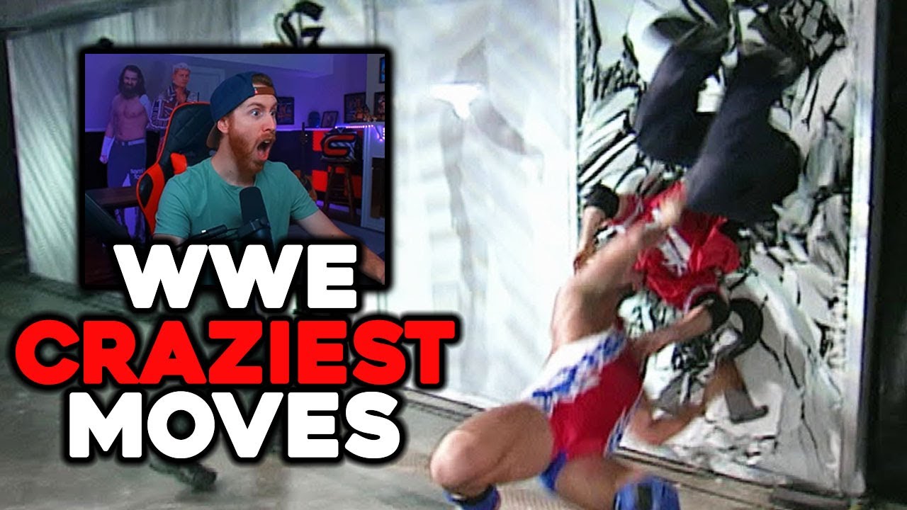WWE CRAZIEST MOVES OF ALL TIME YouTube