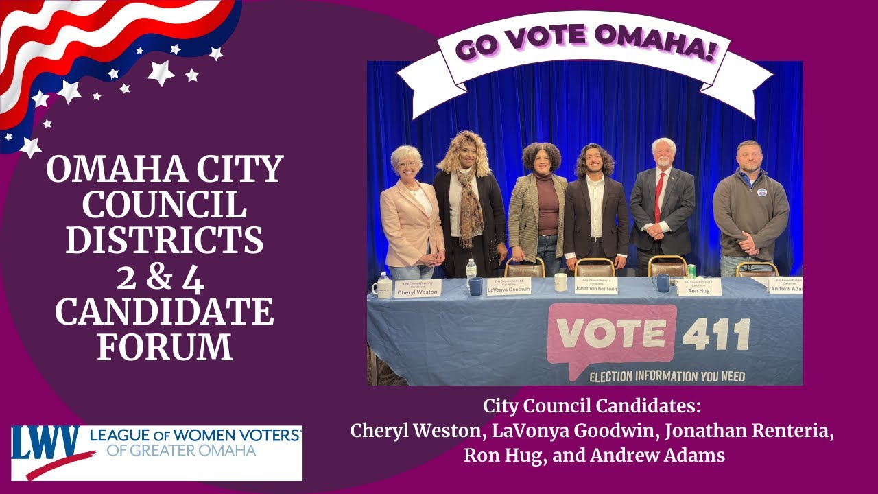 Go Vote Omaha Omaha City Council Forum Districts 2, 4 - YouTube