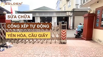 Sửa cổng xếp tại Yên Hoà Cầu Giấy Hà Nội