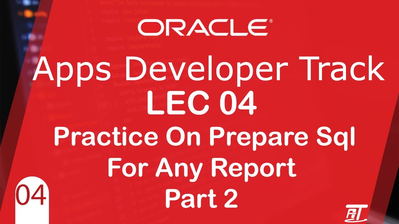 Lec 04 Practice On Prepare Sql For Any Report Part 2 - YouTube
