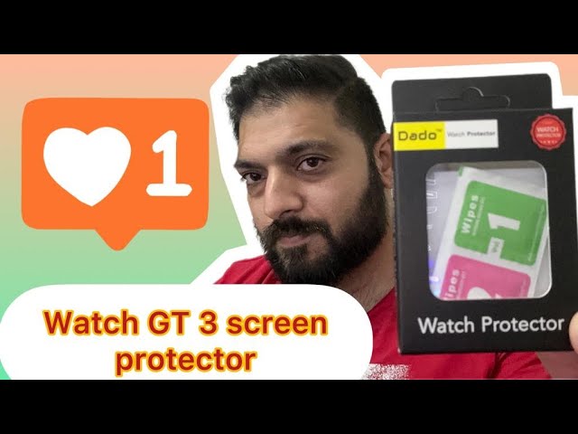 GEEMEE Protector Pantalla para Huawei Watch GT2 Pro Glass